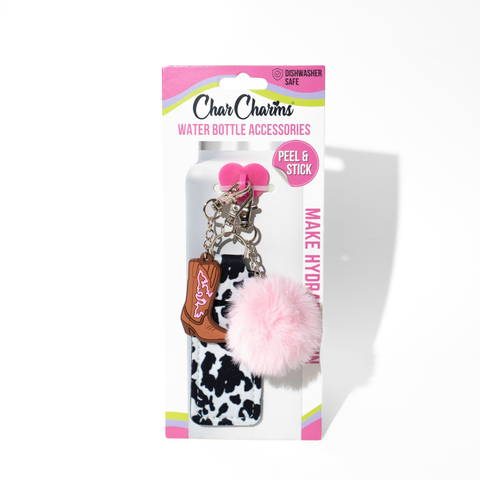 Tumbler Charm w/ Chapstick Holder - Cow Girl Bundle