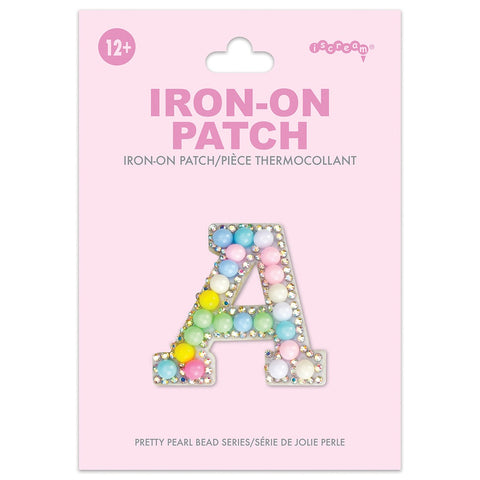 Iscream - Iron on Patches - Pastel Alphabet