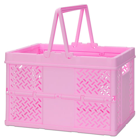 Iscream - Large Foldable Storage Crate - Pink