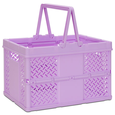 Iscream - Large Foldable Storage Crate - Lavender