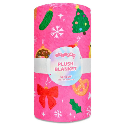 Plush Blanket - Ornaments