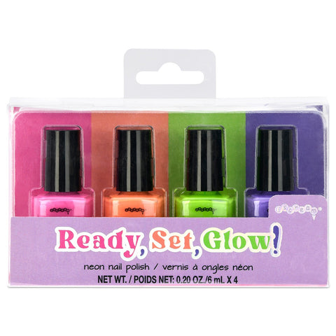 Iscream - Polish and Nail Set - Ready, Set, Glow!