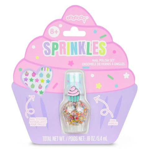 Iscream - Nail Polish and Ring Set - Sprinkles
