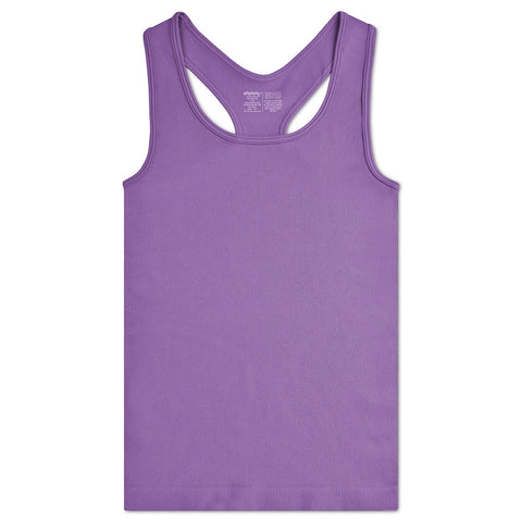 Iscream - Ribbed Racerback Tank Top - Vivid Violet