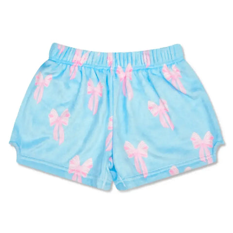 Plush Shorts - Spring Bows