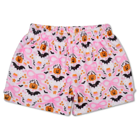 Plush Shorts - Bows and Bats