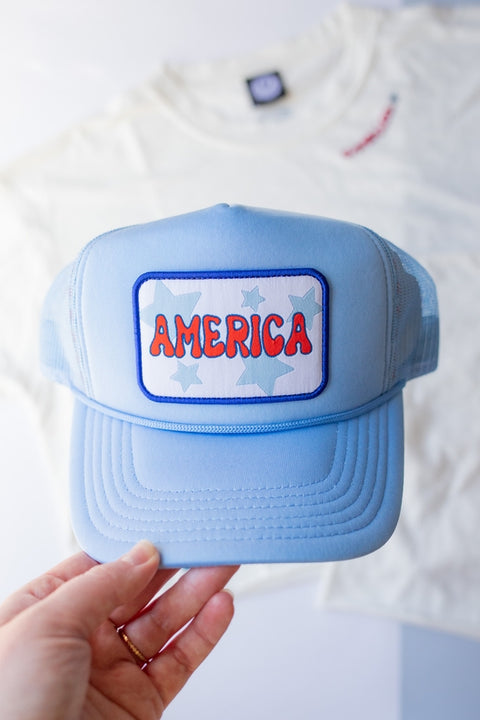 XOXO - Snap Back Trucker Hat - America