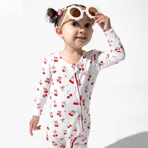 Bellabu Bear - Convertible Footie - Cherry On Top