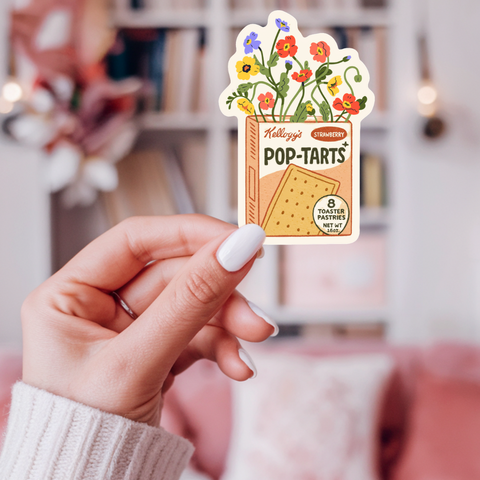 Sticker - Pop-Tarts Flower Box
