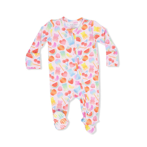 Angel Dear - 2 Way Zipper Footie - Gummy Bears