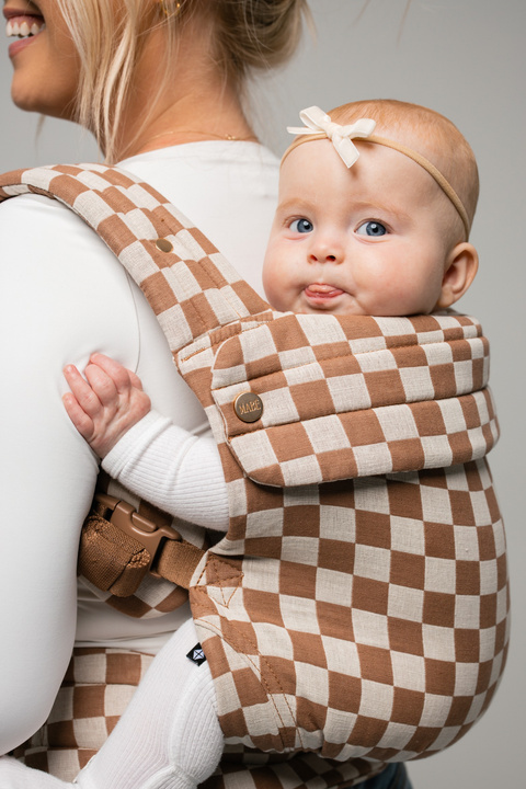 Mabe - The Monarch Baby Carrier - Mocha Check