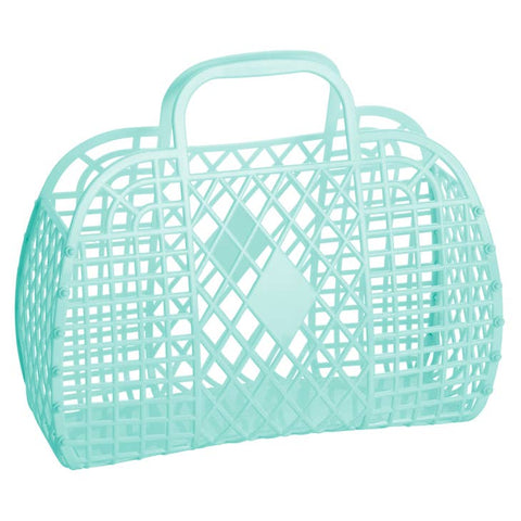 Sun Jellies - Large Retro Basket - Mint