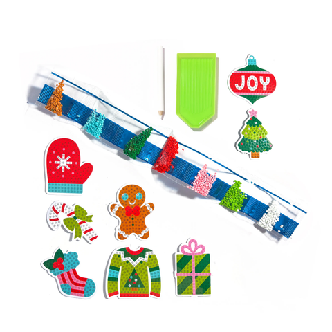 Ooly - Mini Razzle Dazzle DIY Gem Sticker Kit - Jingle & Joy