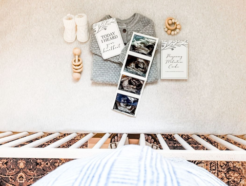 Pregnancy Milestone Cards, Baby Announcement & Reveal