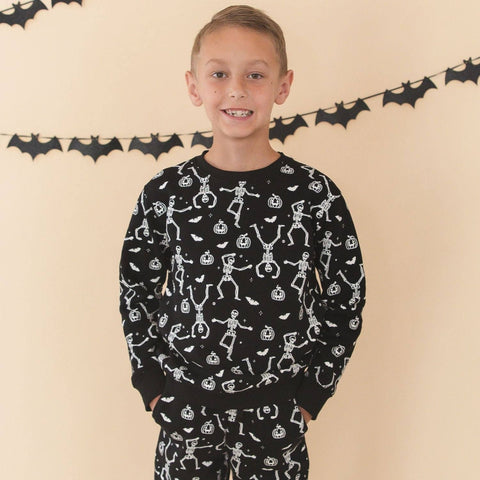 Sweet Wink - Sweatshirt - Glow In The Dark Silly Skelly