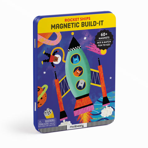 Mudpuppy - Magnetic Build-It - Rocket Ships