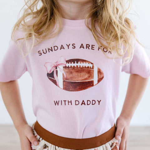 Sweet Wink - Short Sleeve T-Shirt - Football With Daddy