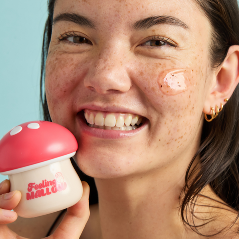 Squishmallows x TONYMOLY - Mallow Strawberry Sugar Scrub - Malcolm