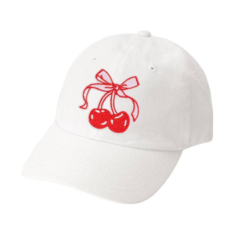 Sweet Wink - Patch Baseball Hat - Cherry Coquette