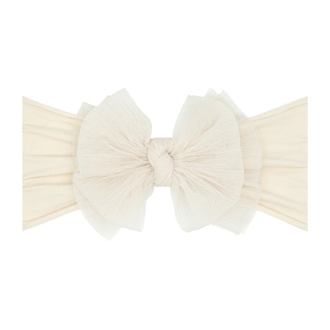 Baby Bling - Tulle Fab - Pleated Oatmeal