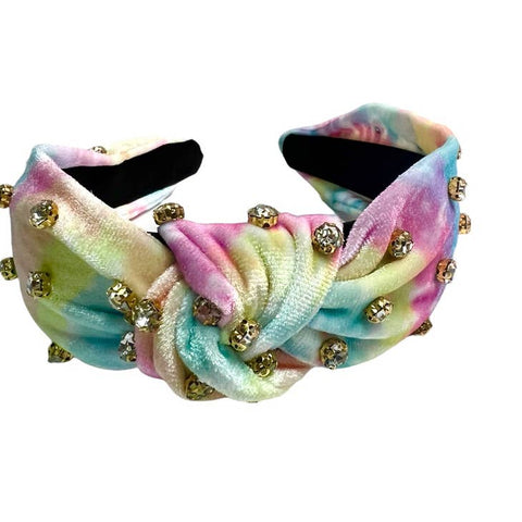 Mavi Bandz - Knot Headband - Jewel Pastel Tie Dye