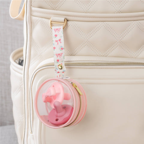 Itzy Ritzy - Itzy Paci Case™ - Ribbons & Roses