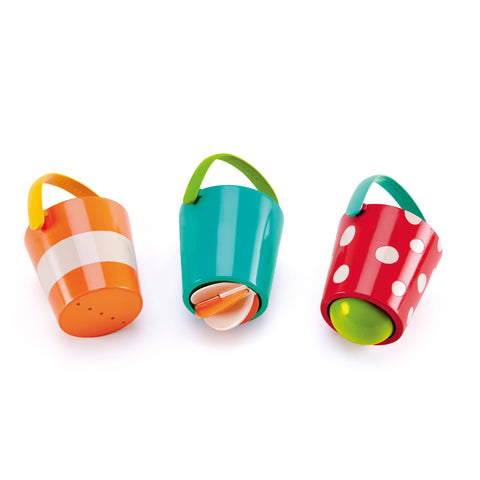 Hape Toys - Happy Buckets Set-3 Sensory Water Bath Toy