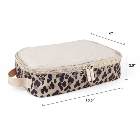 Itzy Ritzy - Diaper Bag Packing Cubes - Leopard Pack Like a Boss™