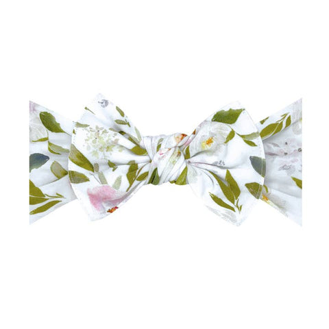 Baby Bling - Printed Knot Headband - Paperwhites