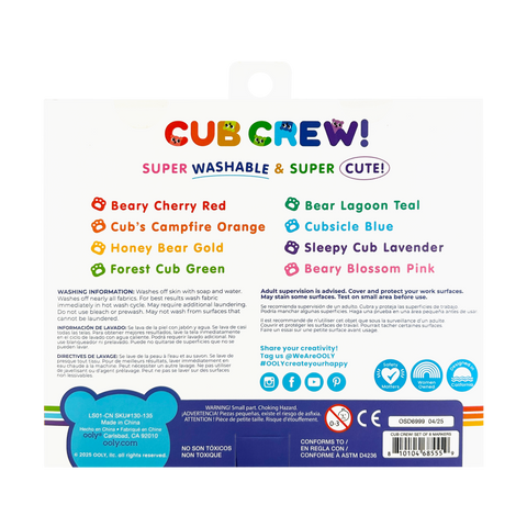 Ooly - Cub Crew: Markers - Set of 8