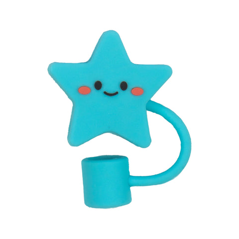 4 Pk Straw Toppers - Stars