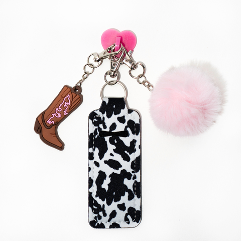 Tumbler Charm w/ Chapstick Holder - Cow Girl Bundle