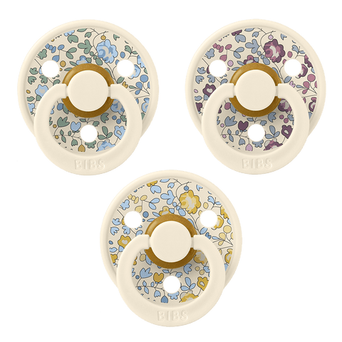 BIBS - Liberty Try-It Collection 3PK - Eloise Ivory