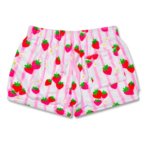Iscream - Plush Shorts - Strawberry Stripes