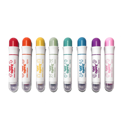 Ooly - Jumbo Jots Dual Tip Unicorn Markers - Set of 8