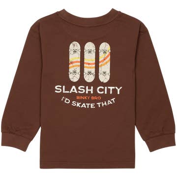 BinkyBro - Long Sleeve T-Shirt - Slash City