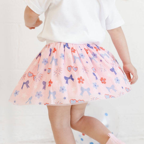 Sweet Wink - Tutu - Red, White, & Cute