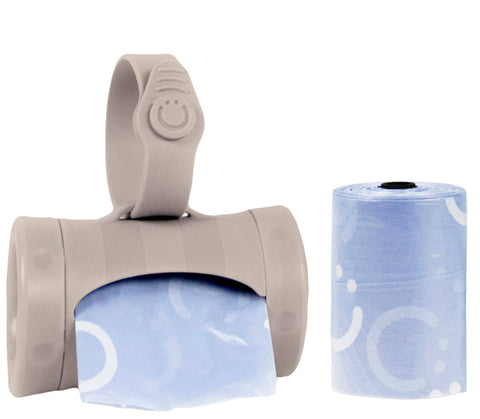 Ubbi - Retractable On-the-Go Bag Dispenser - Taupe