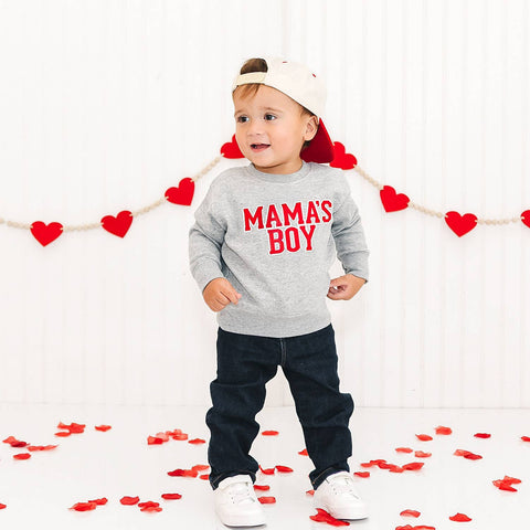 Sweet Wink - Varsity Patch Sweatshirt - Mama's Boy