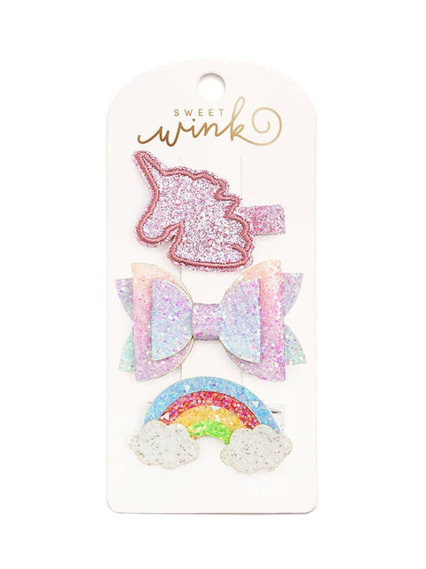 Sweet Wink - Clip Set - Unicorn Rainbow