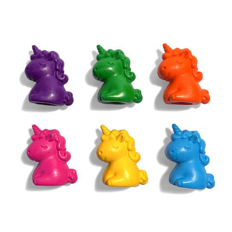 Ooly - Unicorn Party Finger Crayons - Set of 6