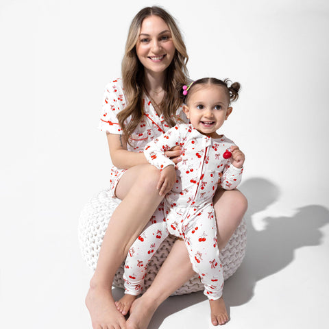 Bellabu Bear - Convertible Footie - Cherry On Top