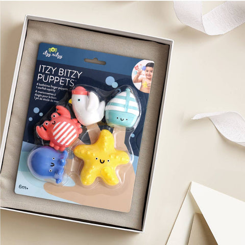 Itzy Ritzy - Nautical Itzy Bitzy Puppets™ - Bath + Storytelling Toys