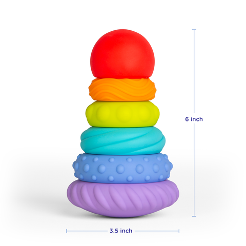 Ubbi - Silicone Teether Tower Toy