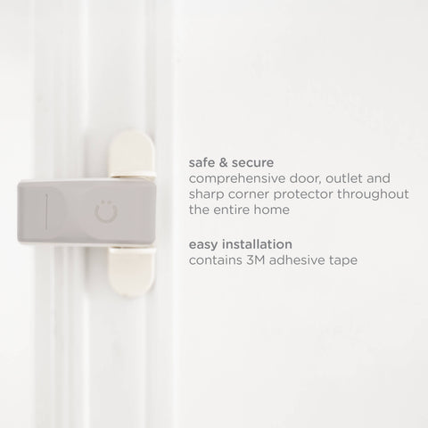 Ubbi - Safety Bundle 54 Piece Set - Taupe