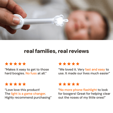 Oogiebear - Baby Booger and Ear Wax Picker w/ Light