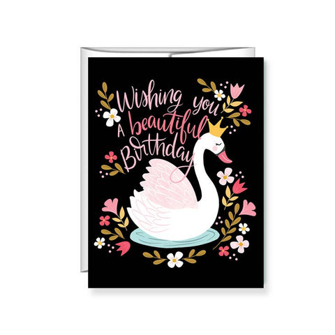 Pen & Paint - Birthday Card - Wishing You A Beautiful Birthday