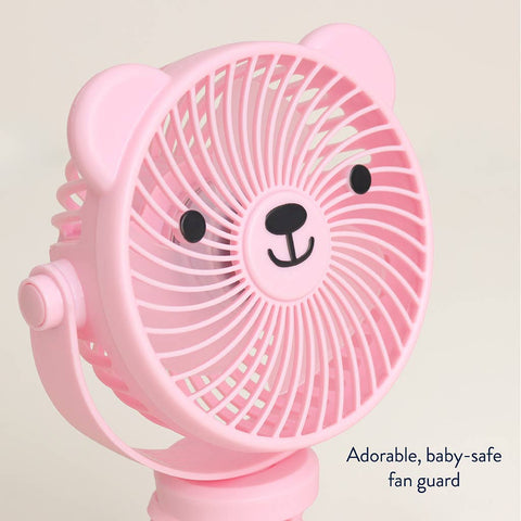 Itzy Ritzy - Itzy Breeze 3-Speed Stroller Fan™ - Pink