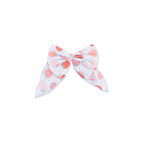 Angel Dear - Large Bow - Strawberry Bliss