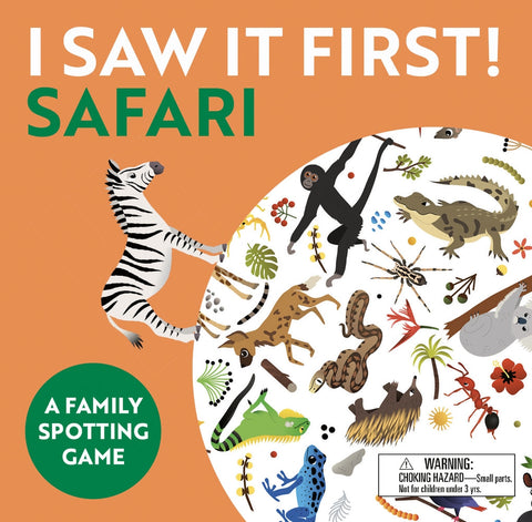 Family Spot It Game - I Saw It First: Safari